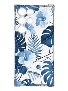 Чохол з потовщеними кутами на Samsung Galaxy S24 Ultra :: Тропіки (принт 373)