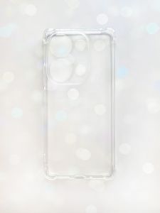 Прозорий силіконовий чохол з потовщеними кутами на Xiaomi Redmi Note 13 Pro 4G