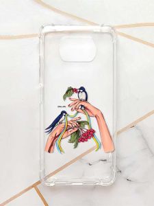 Чохол з потовщеними кутами для Xiaomi Poco X3 :: Ластівки (принт 15)