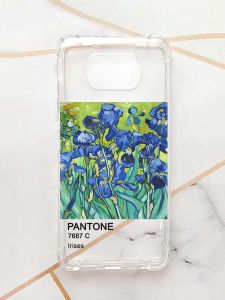 Чохол з потовщеними кутами для Xiaomi Poco X3 :: Іриси (принт 75)