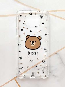 Чохол з потовщеними кутами для Xiaomi Poco X3 :: Ведмедик (принт 76)