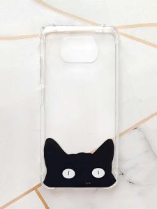 Чохол з потовщеними кутами для Xiaomi Poco X3 :: Котик (принт 119)