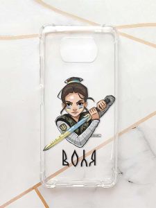 Чохол з потовщеними кутами для Xiaomi Poco X3 :: Українська захисниця (принт 169)