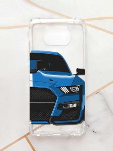 Чохол з потовщеними кутами для Xiaomi Poco X3 :: Авто синє (принт 229)