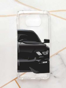 Чохол з потовщеними кутами для Xiaomi Poco X3 :: Авто чорне (принт 232)