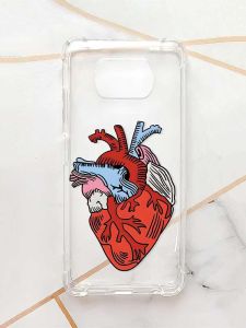 Чохол з потовщеними кутами для Xiaomi Poco X3 :: Серце анатомічне (принт 250)