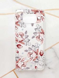 Чохол з потовщеними кутами для Xiaomi Poco X3 :: Фон Троянди (принт 273)