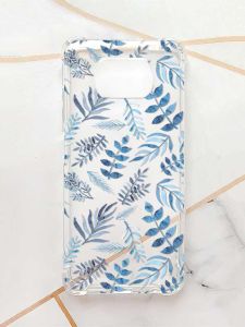 Чохол з потовщеними кутами для Xiaomi Poco X3 :: Рослинний фон (принт 276)