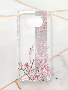 Чохол з потовщеними кутами для Xiaomi Poco X3 :: Сакура у цвіті (принт 286)