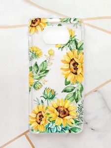 Чохол з потовщеними кутами для Xiaomi Poco X3 :: Соняхи (принт 288)