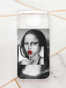 Чохол з потовщеними кутами для Xiaomi Poco X3 :: Сучасна Мона Ліза (принт 351)