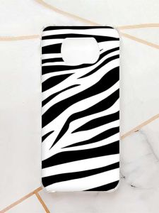 Чохол з потовщеними кутами для Xiaomi Poco X3 :: Фон Зебра (принт 92)