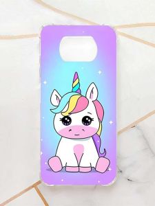 Чохол з потовщеними кутами для Xiaomi Poco X3 :: Єдиноріг (принт 103)