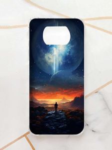 Чохол з потовщеними кутами для Xiaomi Poco X3 :: Космос (принт 247)