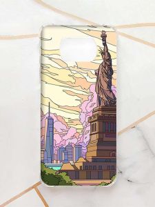 Чохол з потовщеними кутами для Xiaomi Poco X3 :: Статуя Свободи (принт 331)