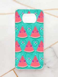 Чохол з потовщеними кутами для Xiaomi Poco X3 :: Веселі кавунчики (принт 348)