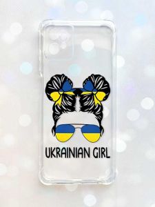 Чохол з потовщеними кутами на Motorola Moto G32 :: Українська дівчина (принт 113)