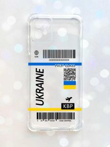 Чохол з потовщеними кутами на Motorola Moto G32 :: Авіаквиток Україна (принт 262)