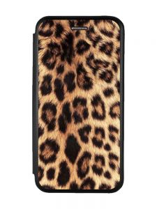 Чохол-книжка з малюнком для Xiaomi Redmi 9C/10A Чорний :: Леопардовий дизайн (принт 383)