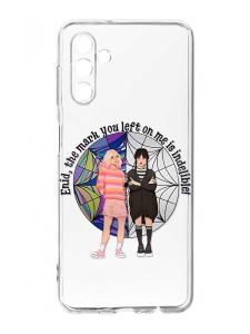 Прозорий чохол на Samsung Galaxy A35 5G (A356) :: Дівчата з Венздей (принт 211)