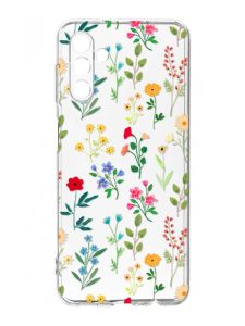 Прозорий чохол на Samsung Galaxy A35 5G (A356) :: Квітковий фон (принт 269)