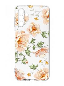 Прозорий чохол на Samsung Galaxy A35 5G (A356) :: Квіти пастельні (принт 277)